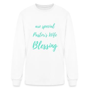 Pastors Are Special But A Pastor's Wife - Men's Long Sleeve T-Shirt - white - Front