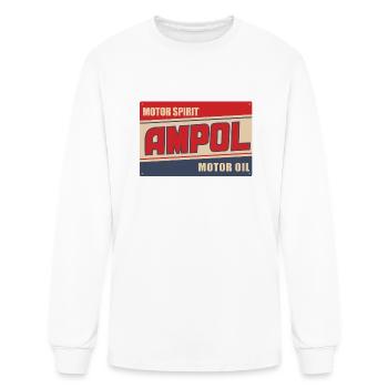 Ampol Motor Oil - Men's Long Sleeve T-Shirt - white - Front