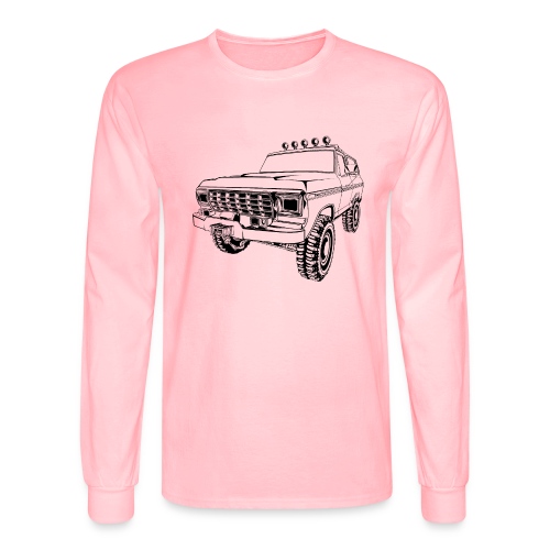 1970 Bronco Truck T-Shirt - Men's Long Sleeve T-Shirt