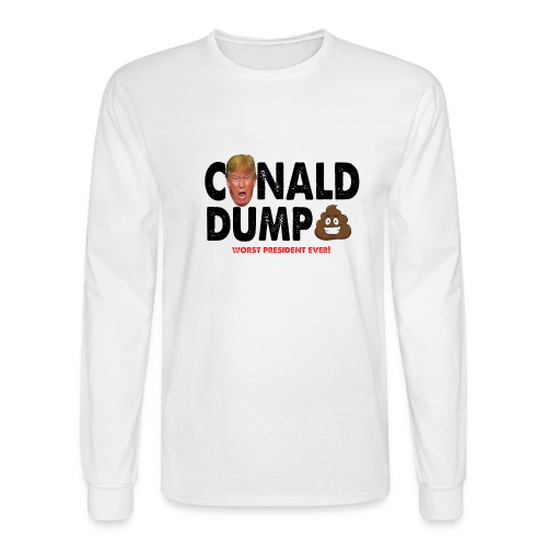 Conald Dump Worst President Ever - Men's Long Sleeve T-Shirt