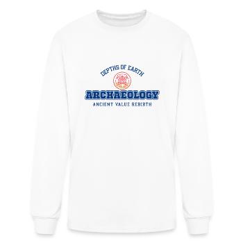 Depths of Earth Ancient Value Rebirth - Men's Long Sleeve T-Shirt - white - Front