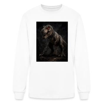 Ironbound Rex: Dark Chain Tyrant - Men's Long Sleeve T-Shirt - white - Front