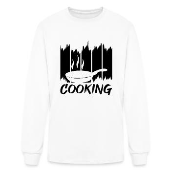Cooking - Men's Long Sleeve T-Shirt - white - Front