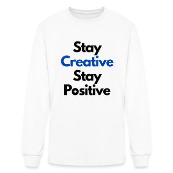 Stay Creative - Men's Long Sleeve T-Shirt - white - Front