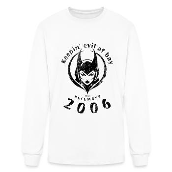 18th birthday Keepin evil at bay since 12/2006 - Men's Long Sleeve T-Shirt - white - Front