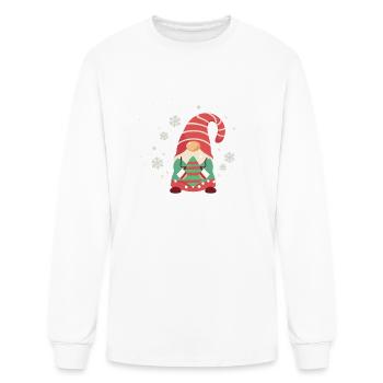 Scandinavian Christmas Gnome - Men's Long Sleeve T-Shirt - white - Front