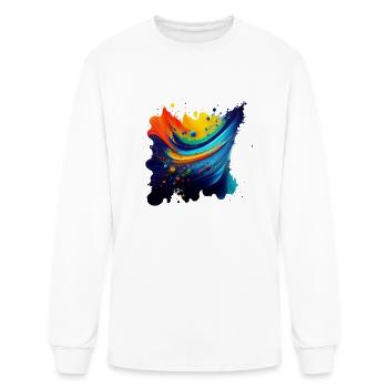 Kaléidoscope Fusion - T-shirt à manches longues Homme - blanc - Devant