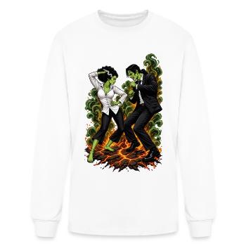 Pulp Halloween - Men's Long Sleeve T-Shirt - white - Front