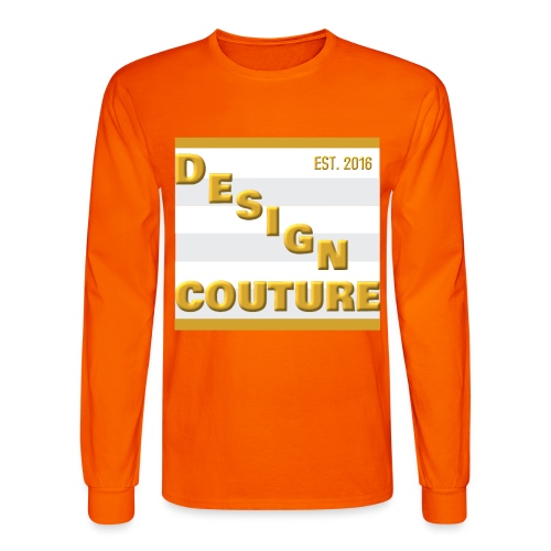 DESIGN COUTURE EST 2016 GOLD - Men's Long Sleeve T-Shirt