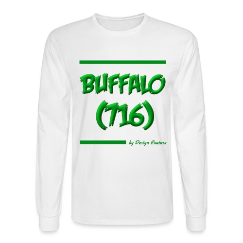 BUFFALO 716 GREEN - Men's Long Sleeve T-Shirt