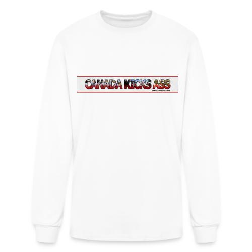 Canada Kicks Ass Images - Men's Long Sleeve T-Shirt