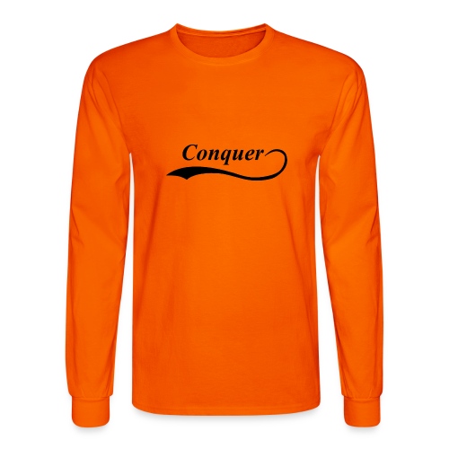 Conquer Baseball T-Shirt - Men's Long Sleeve T-Shirt