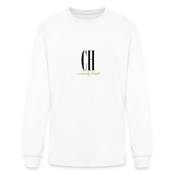 Comedy Hustle gear - Men's Long Sleeve T-Shirt - white - Front