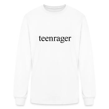 teenrager teenager rage - Men's Long Sleeve T-Shirt - white - Front