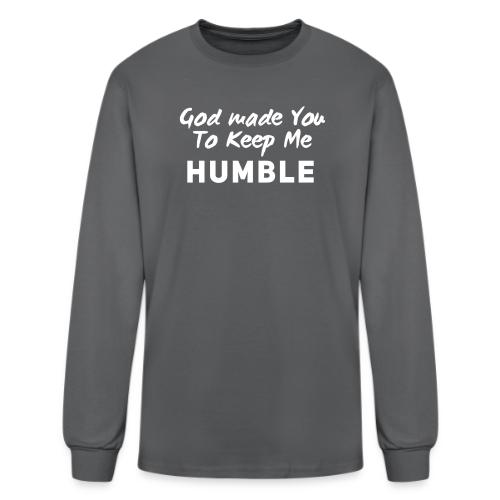 Christian humility (white) - Men's Long Sleeve T-Shirt