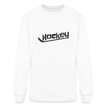 Crosse de hockey - T-shirt à manches longues Homme - blanc - Devant