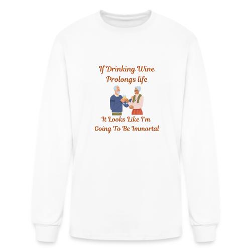 Wine Immortal2 - Men's Long Sleeve T-Shirt