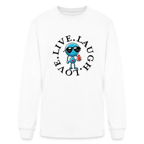 Circle Remember to live laugh love - Men's Long Sleeve T-Shirt