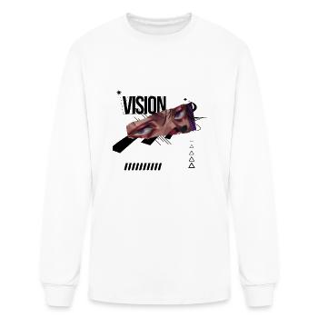 Vision - Men's Long Sleeve T-Shirt - white - Front