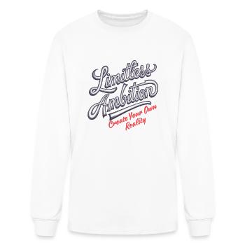 Drawing without limits create your own reality - Men's Long Sleeve T-Shirt - white - Front