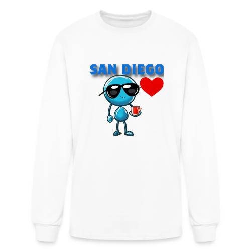Smoon City_San Diego - Men's Long Sleeve T-Shirt