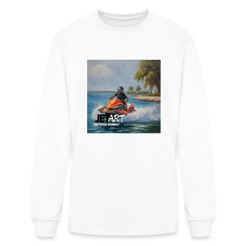 JET ART - Men's Long Sleeve T-Shirt - white - Front