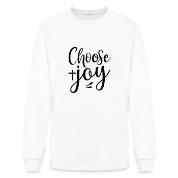 Choose joy - Men's Long Sleeve T-Shirt - white - Front