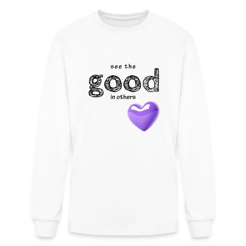 Smoon City_See the Good in Others - Men's Long Sleeve T-Shirt