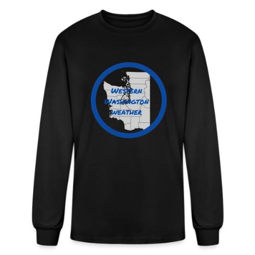 Western Washington Weather Logo - Men's Long Sleeve T-Shirt