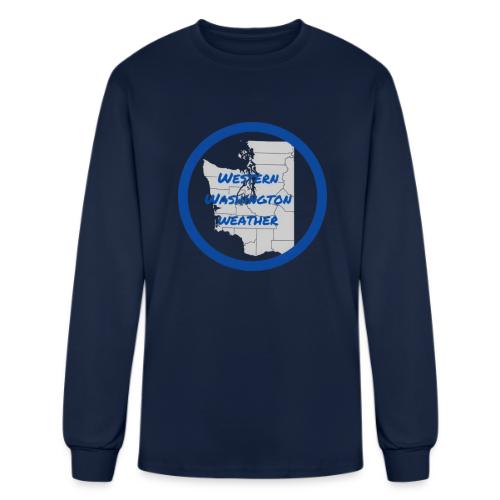 Western Washington Weather Logo - Men's Long Sleeve T-Shirt