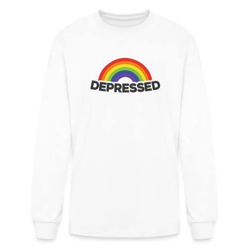 Depressed - Men's Long Sleeve T-Shirt