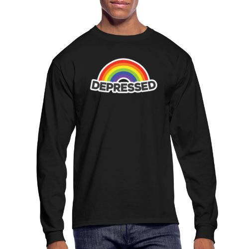 Depressed - Men's Long Sleeve T-Shirt