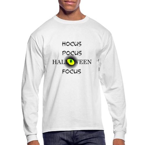 Hocus Pocus Halloween Focus Word Art - Men's Long Sleeve T-Shirt