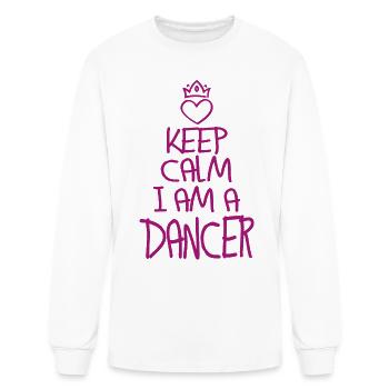Keep Calm Dancer Cool Dancer Gift - Men's Long Sleeve T-Shirt - white - Front
