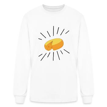 Cheese - Men's Long Sleeve T-Shirt - white - Front