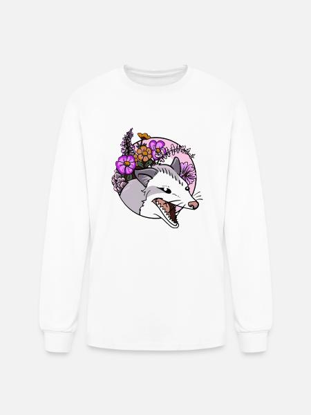 Funny Possum Opossums - Men's Long Sleeve T-Shirt -
