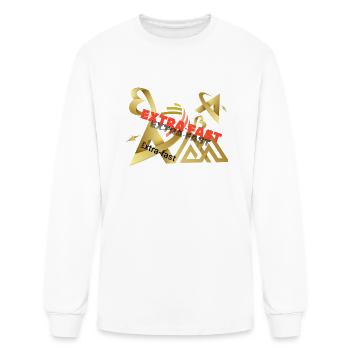 Extra-fast - Men's Long Sleeve T-Shirt - white - Front