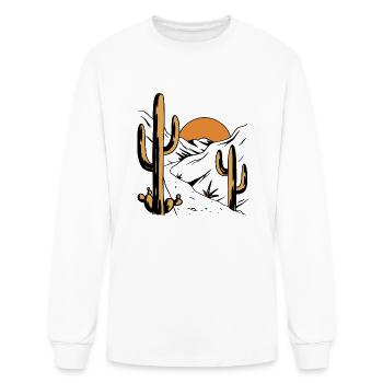 Desert Road - Men's Long Sleeve T-Shirt - white - Front