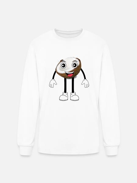 Coconut - Men's Long Sleeve T-Shirt - white