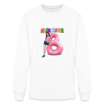 Nick Name B - Men's Long Sleeve T-Shirt - white - Front