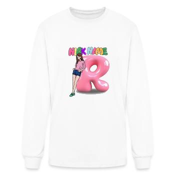 Nick Name R - Men's Long Sleeve T-Shirt - white - Front