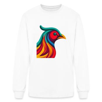 Glory of Pheasant - Men's Long Sleeve T-Shirt - white - Front