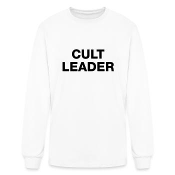 CULT LEADER - Men's Long Sleeve T-Shirt - white - Front