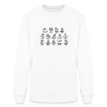 Greek Myhtology Gods - Men's Long Sleeve T-Shirt - white - Front