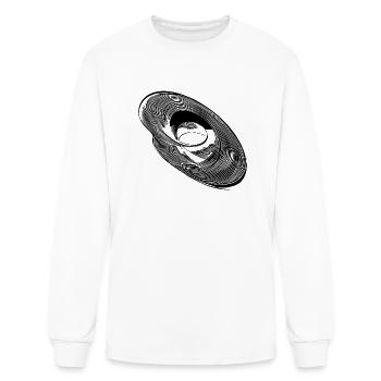 Geometric Circle Ellipses Parabolas Lines - Men's Long Sleeve T-Shirt - white - Front