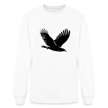 Bird In Flight - Men's Long Sleeve T-Shirt - white - Front