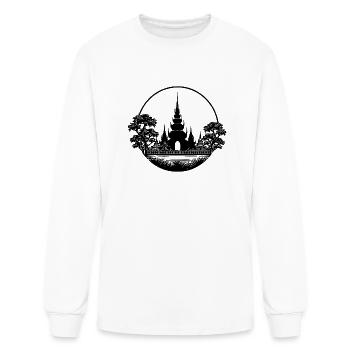 Thaïlande Exotic Dream Temple - T-shirt à manches longues Homme - blanc - Devant