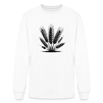 Different Types Of Grain - Men's Long Sleeve T-Shirt - white - Front