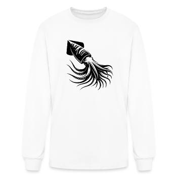 Humboldt Squid Pelagic Deep-sea Cephalopod - Men's Long Sleeve T-Shirt - white - Front