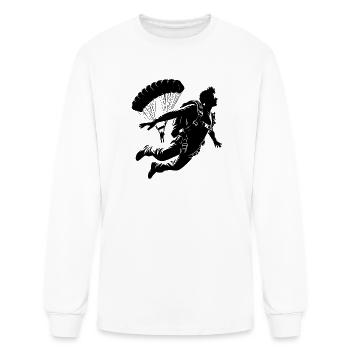 Skydiving Hobby Skydiver - Men's Long Sleeve T-Shirt - white - Front